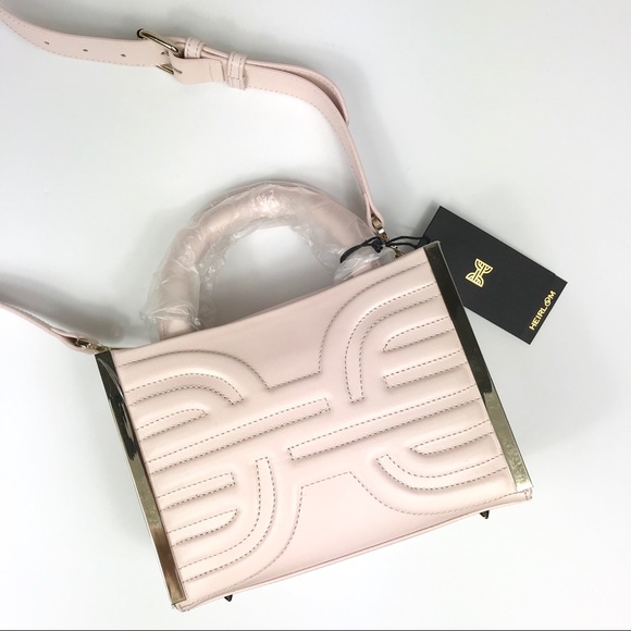 Heirloom Handbags - NEW HEIRLOOM Blush Pink Embossed Leather Bag